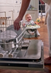 Mamas & Papas Столче за хранене Baby Bug - Pebble Grey